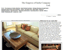 Tablet Screenshot of empressofindiaco.com